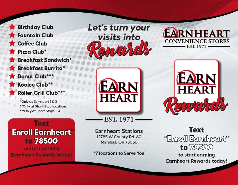 Earnheart Rewards Brochure