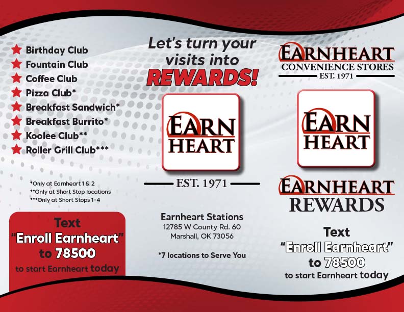 Earnheart Rewards Brochure 2024 - Page 1 of 2